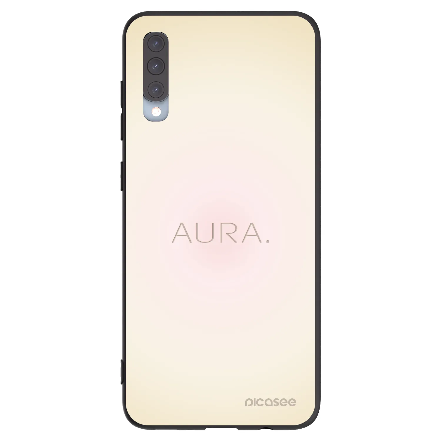 Picasee fekete szilikon tok az alábbi mobiltelefonokra Samsung Galaxy A70 A705F - Aura