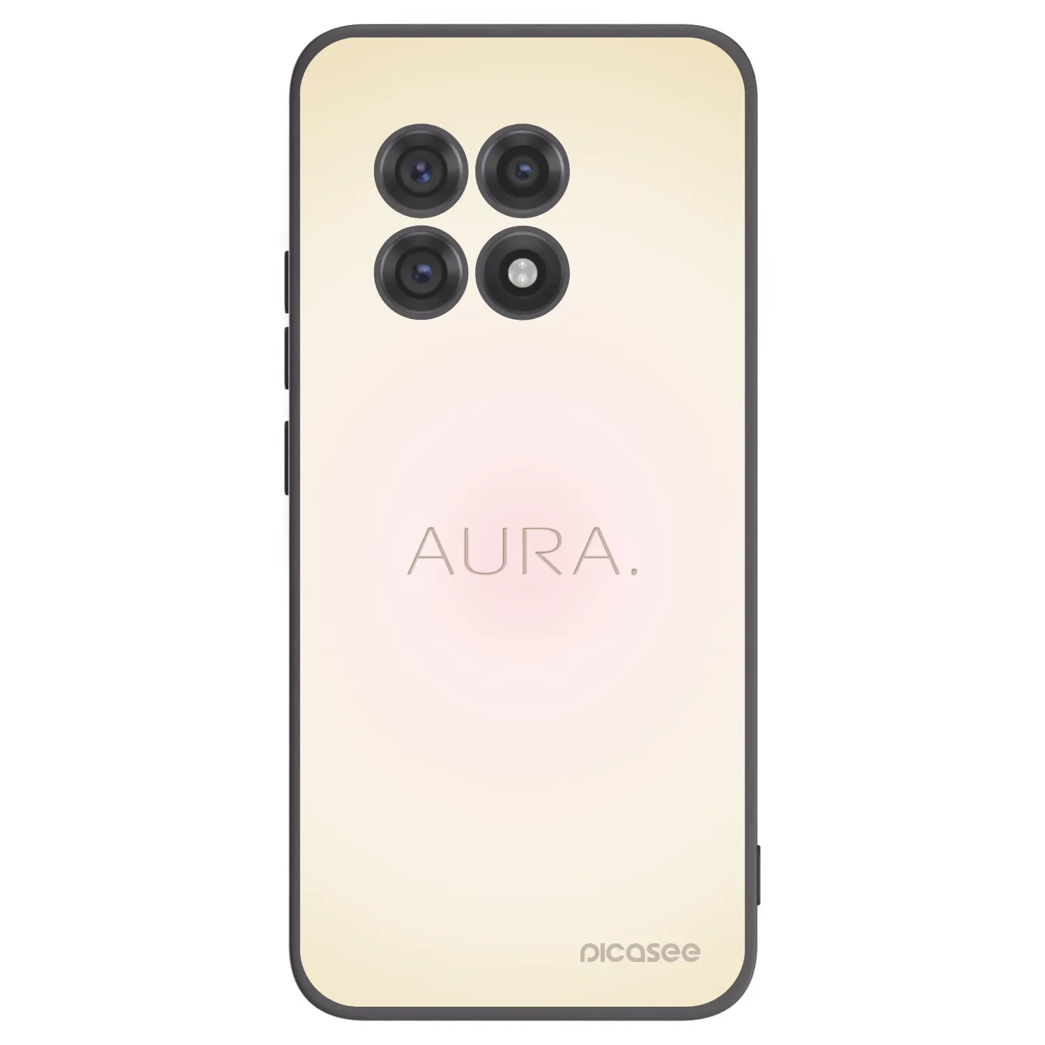 Picasee fekete szilikon tok az alábbi mobiltelefonokra OnePlus 13R 5G - Aura