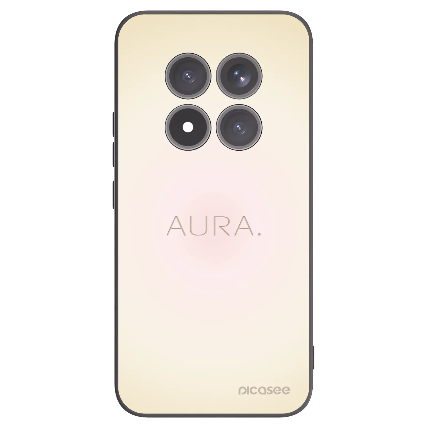 Picasee fekete szilikon tok az alábbi mobiltelefonokra Xiaomi Redmi Note 15 Pro+ - Aura