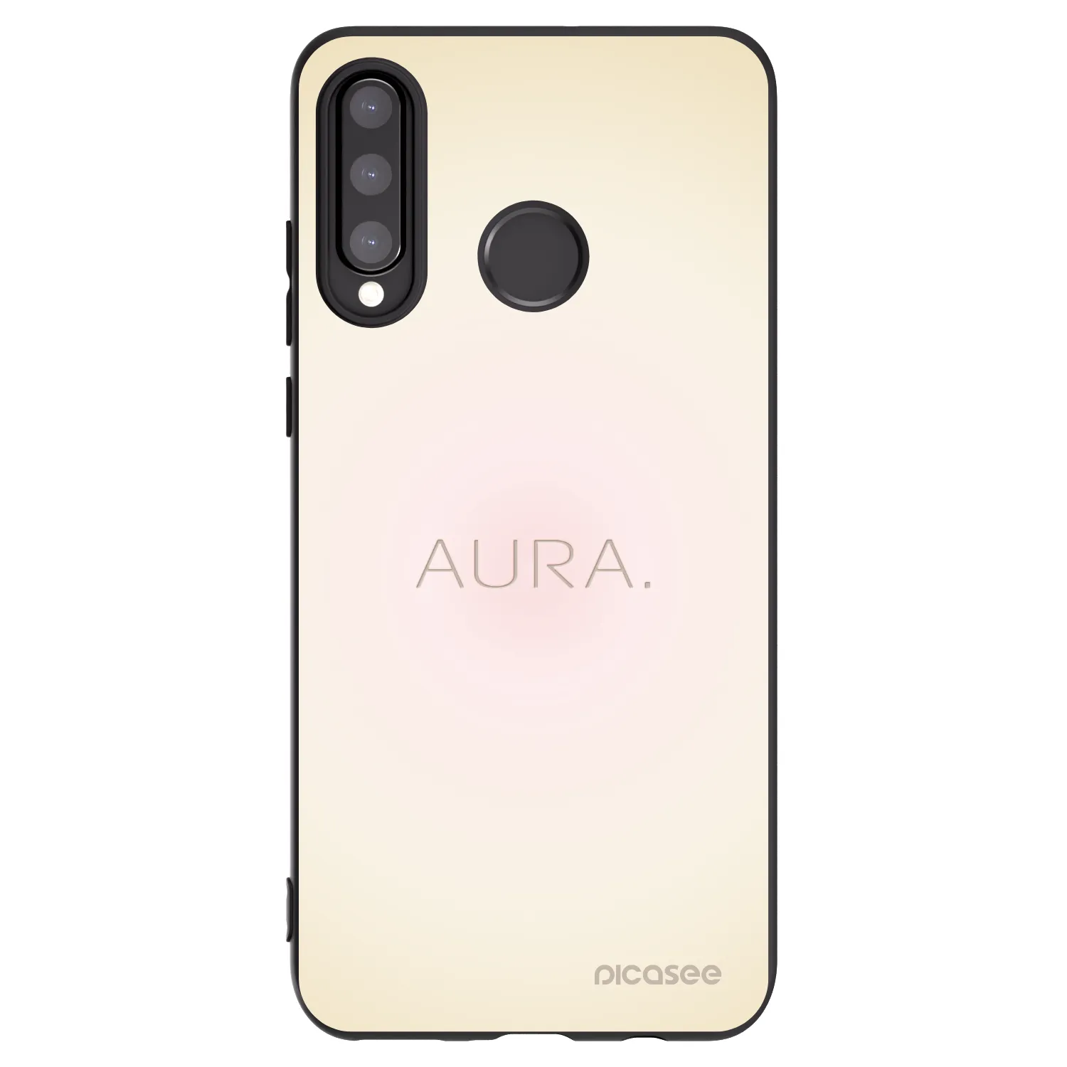 Picasee fekete szilikon tok az alábbi mobiltelefonokra Huawei P30 Lite - Aura