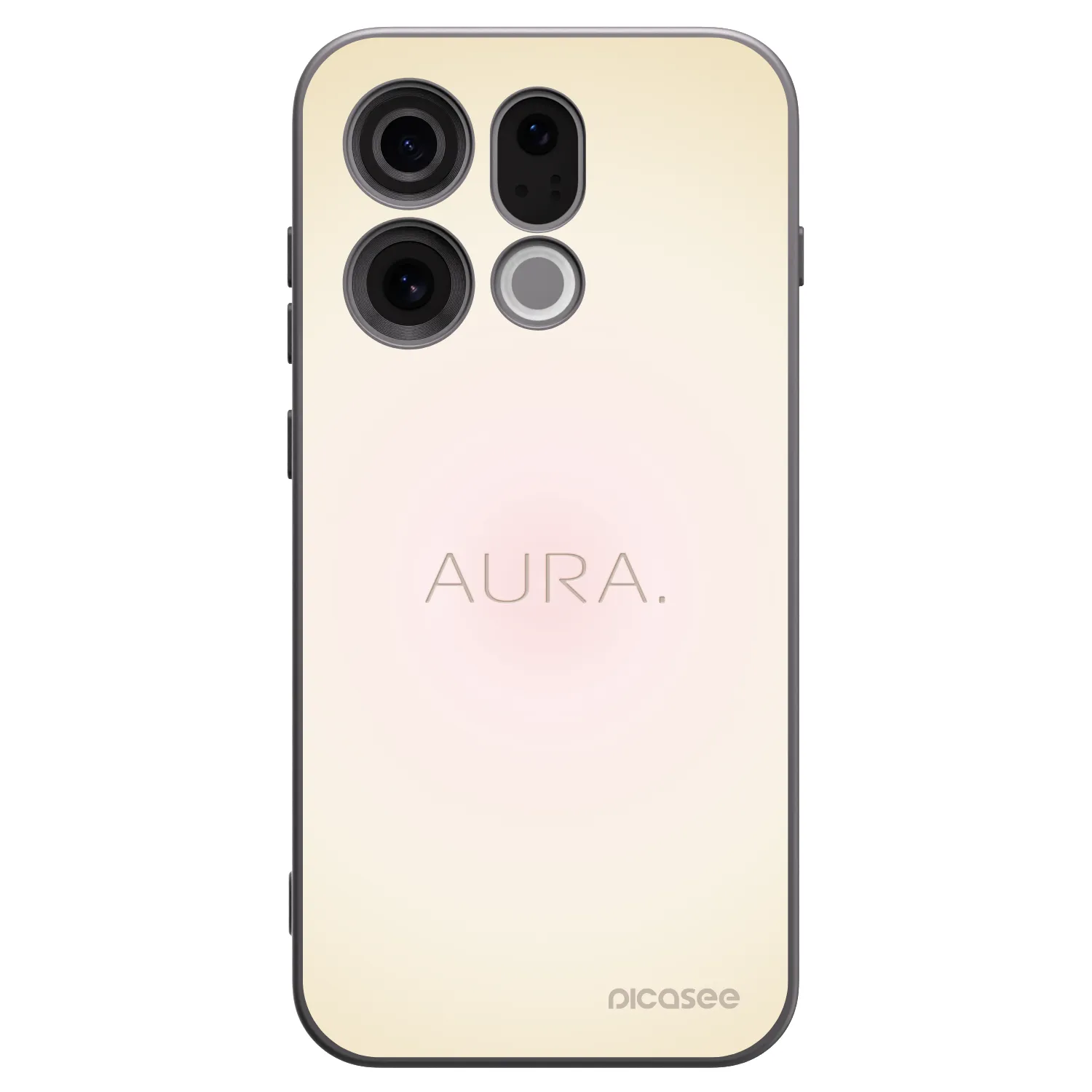 Picasee fekete szilikon tok az alábbi mobiltelefonokra OPPO Find X9 - Aura