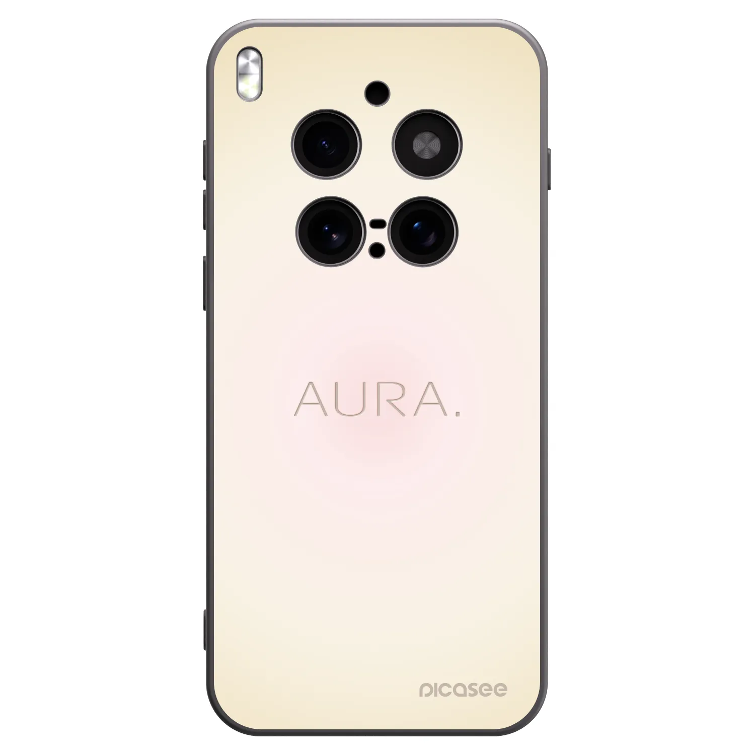Picasee fekete szilikon tok az alábbi mobiltelefonokra Vivo X300 Pro - Aura