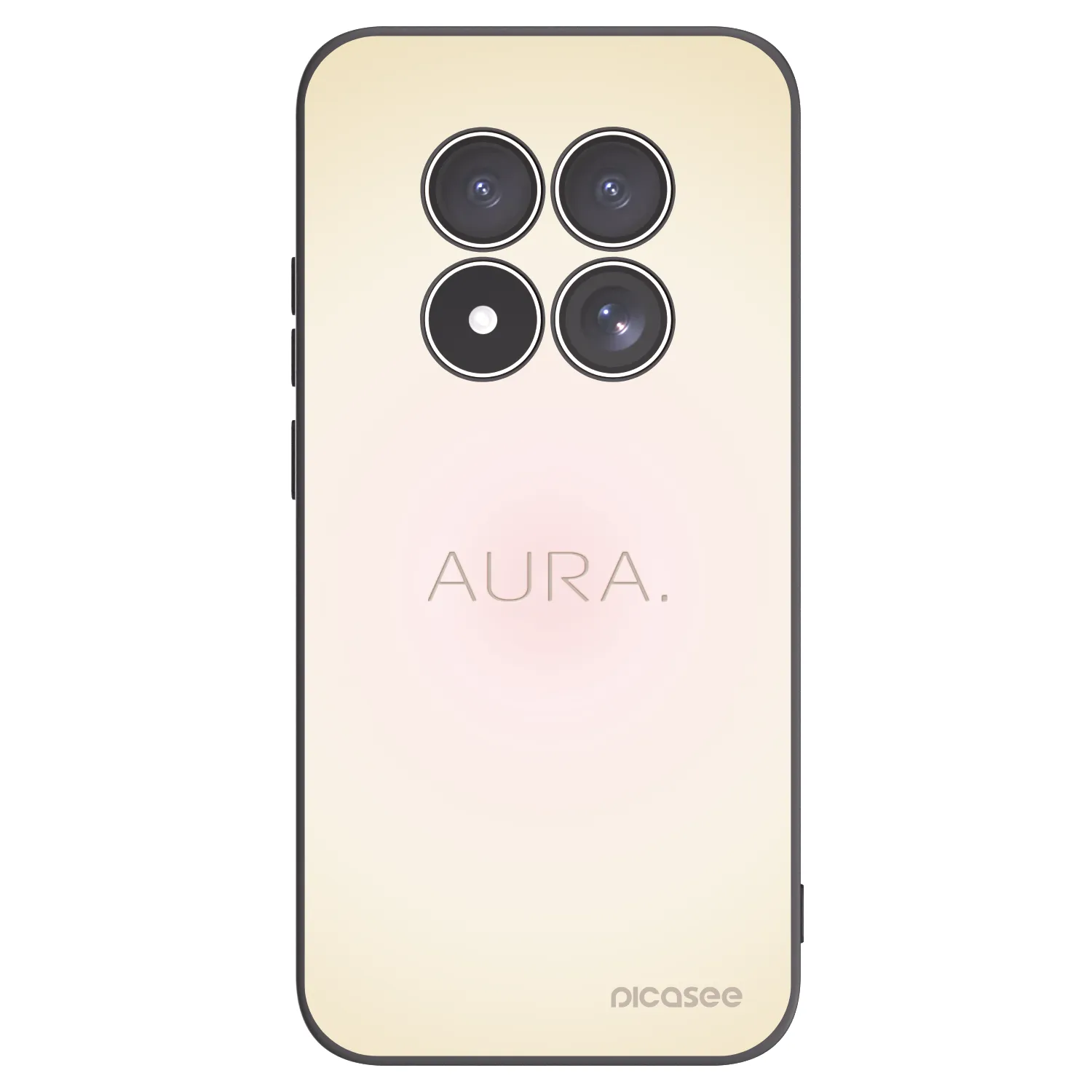 Picasee fekete szilikon tok az alábbi mobiltelefonokra Xiaomi Redmi Note 15 Pro 5G - Aura