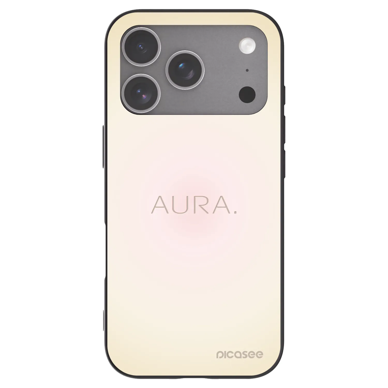 Picasee fekete szilikon tok az alábbi mobiltelefonokra Apple iPhone 18 Pro - Aura