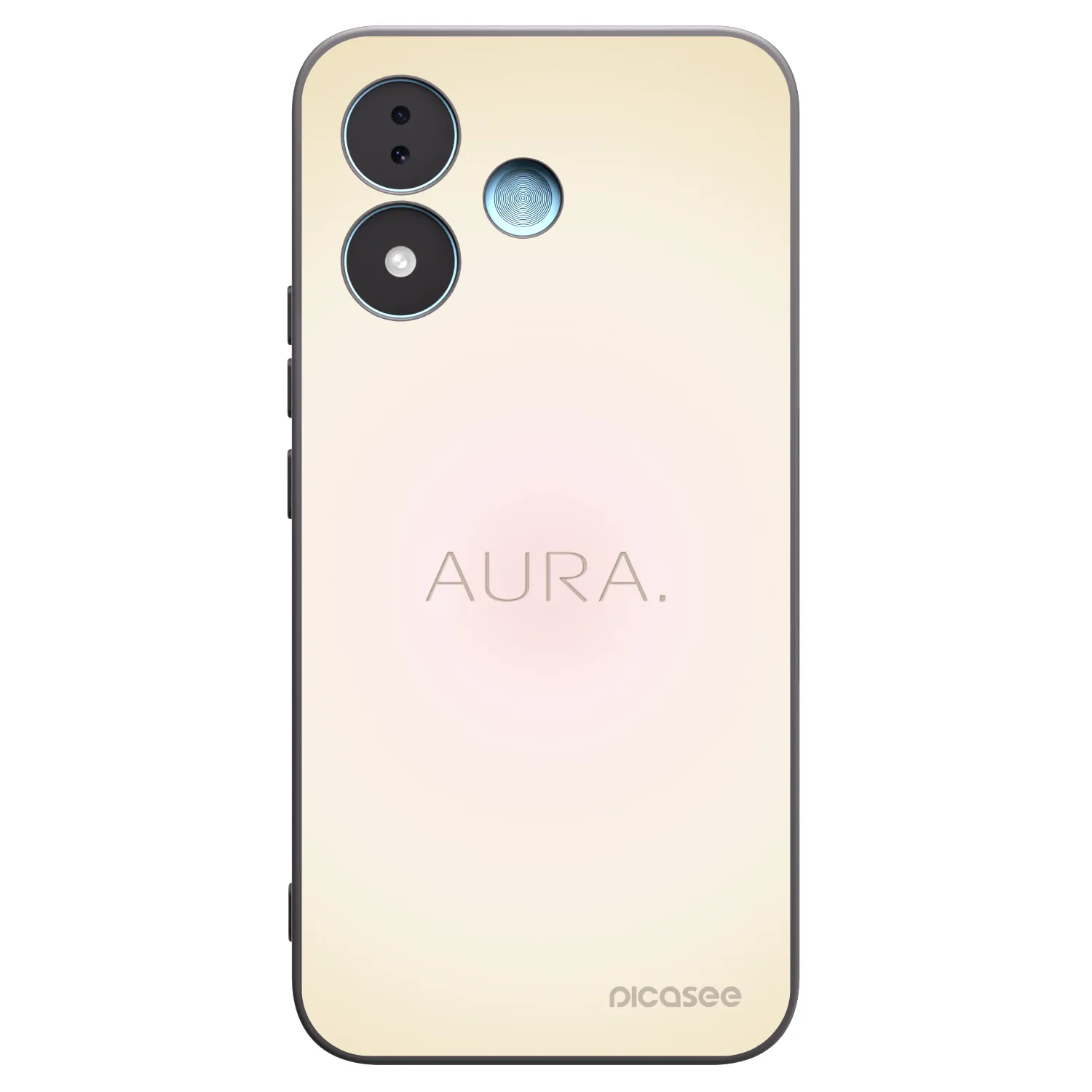 Picasee fekete szilikon tok az alábbi mobiltelefonokra Xiaomi Redmi Note 17 5G - Aura