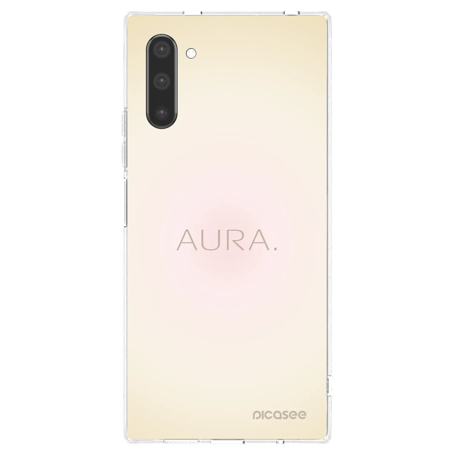 Picasee átlátszó szilikon tok az alábbi mobiltelefonokra Samsung Galaxy Note 10 N970F - Aura