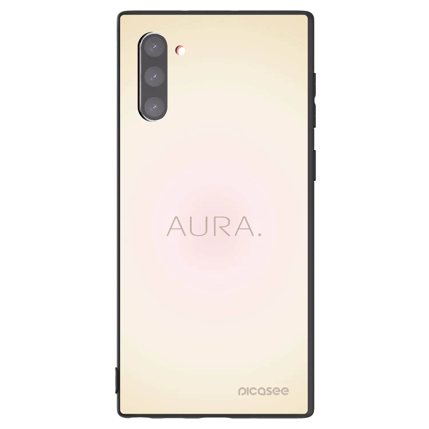 Picasee fekete szilikon tok az alábbi mobiltelefonokra Samsung Galaxy Note 10 N970F - Aura