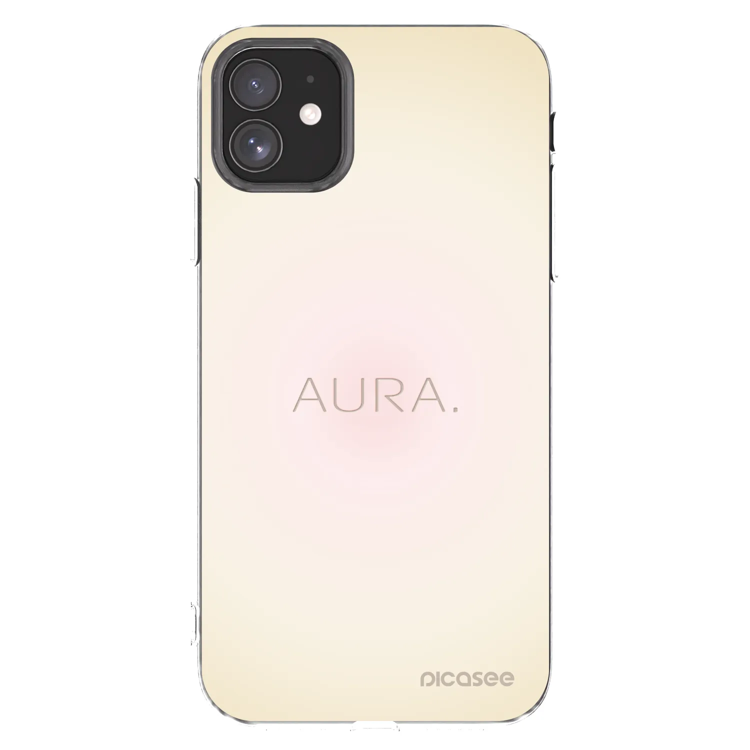 Picasee átlátszó szilikon tok az alábbi mobiltelefonokra Apple iPhone 11 - Aura