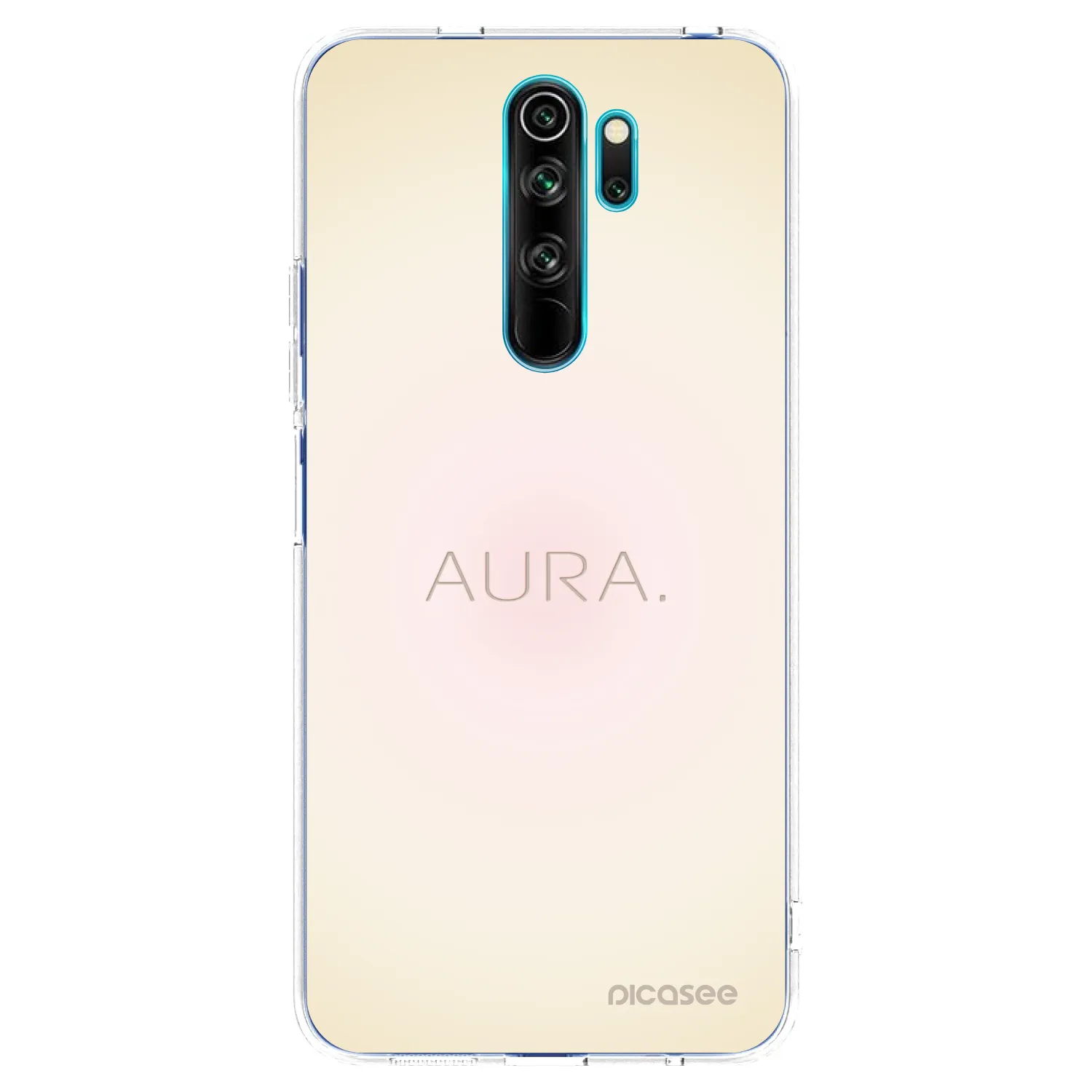 Picasee átlátszó szilikon tok az alábbi mobiltelefonokra Xiaomi Redmi Note 8 Pro - Aura