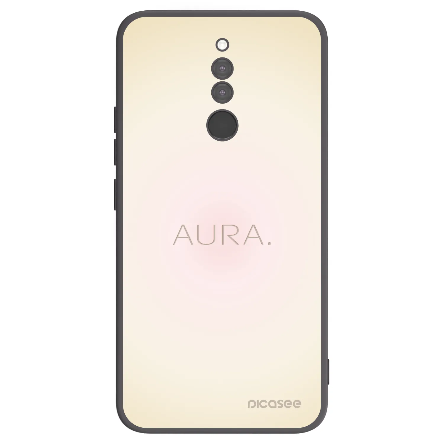 Picasee fekete szilikon tok az alábbi mobiltelefonokra Xiaomi Redmi 8 - Aura
