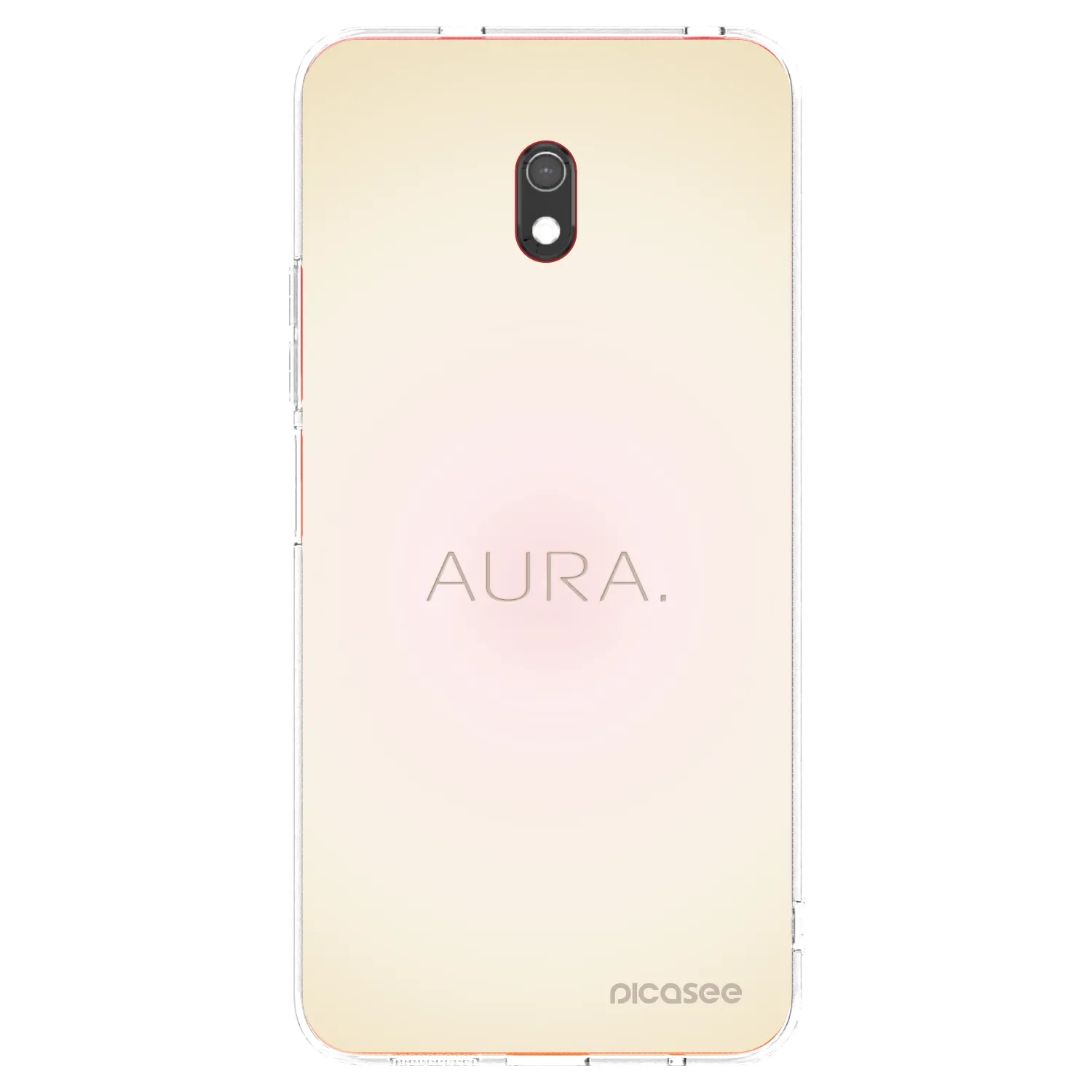 Picasee átlátszó szilikon tok az alábbi mobiltelefonokra Xiaomi Redmi 8A - Aura