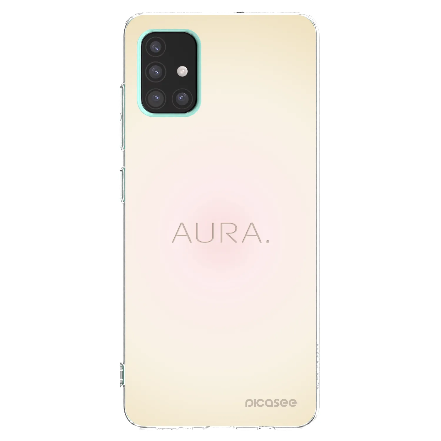Picasee átlátszó szilikon tok az alábbi mobiltelefonokra Samsung Galaxy A51 A515F - Aura