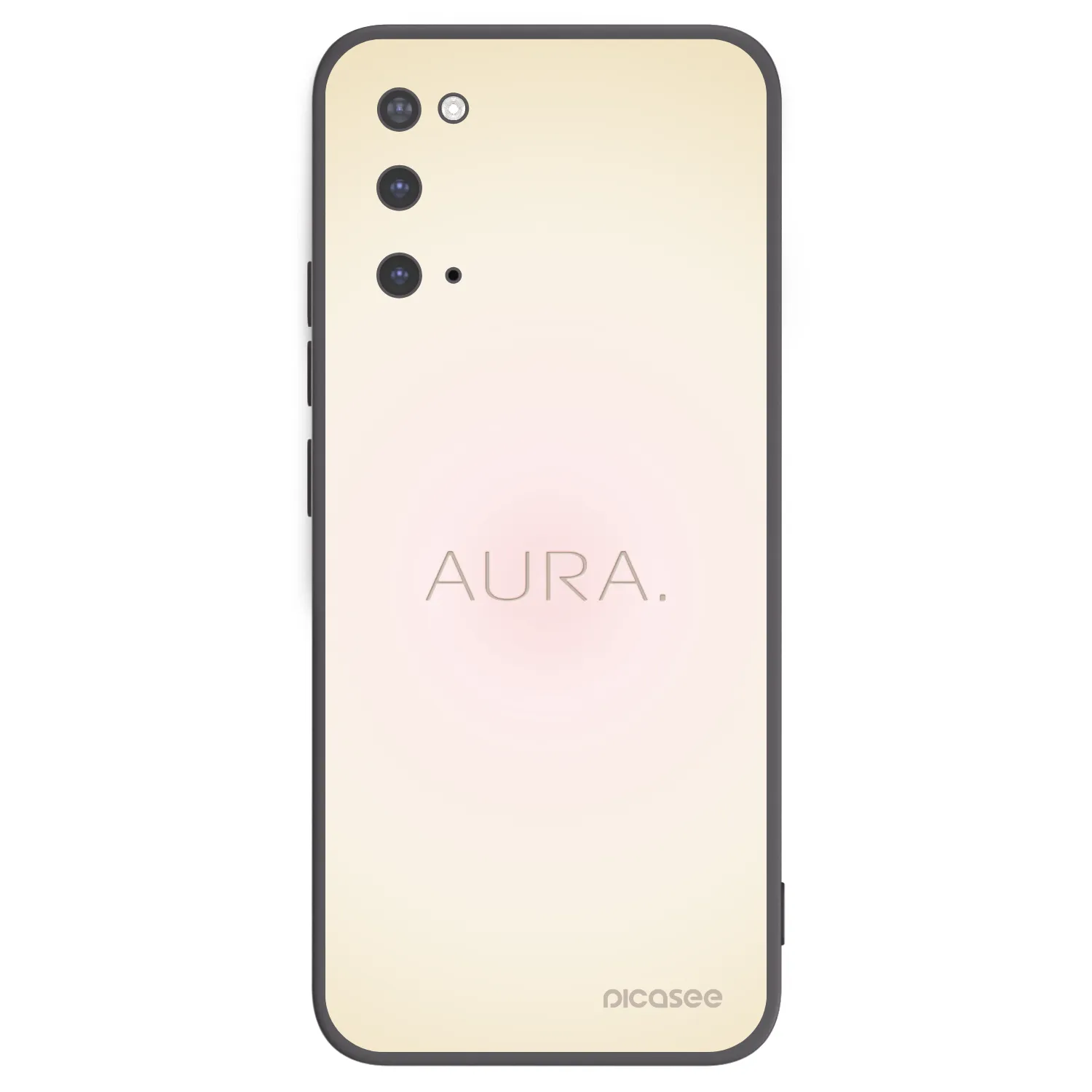 Picasee fekete szilikon tok az alábbi mobiltelefonokra Samsung Galaxy S20 G980F - Aura