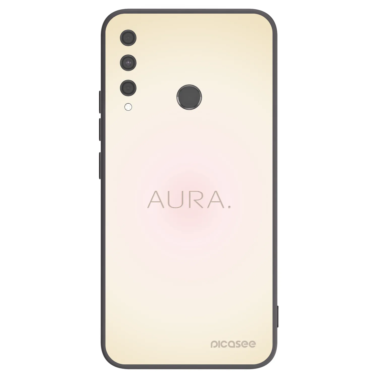 Picasee fekete szilikon tok az alábbi mobiltelefonokra Huawei P40 Lite E - Aura