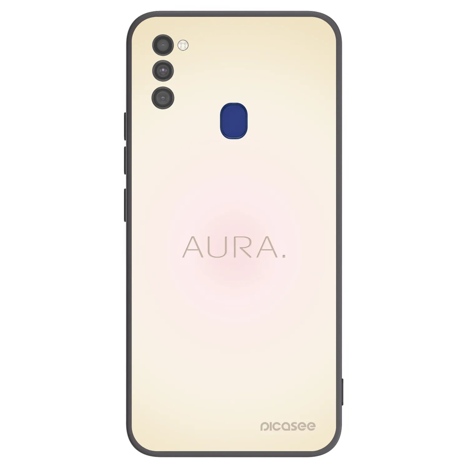 Picasee fekete szilikon tok az alábbi mobiltelefonokra Samsung Galaxy M21 M215F - Aura