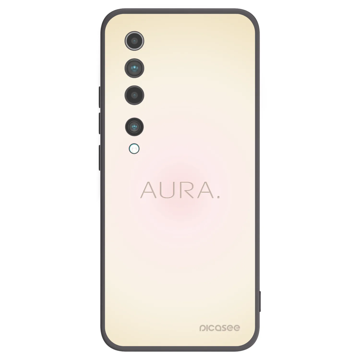 Picasee fekete szilikon tok az alábbi mobiltelefonokra Xiaomi Mi 10 - Aura