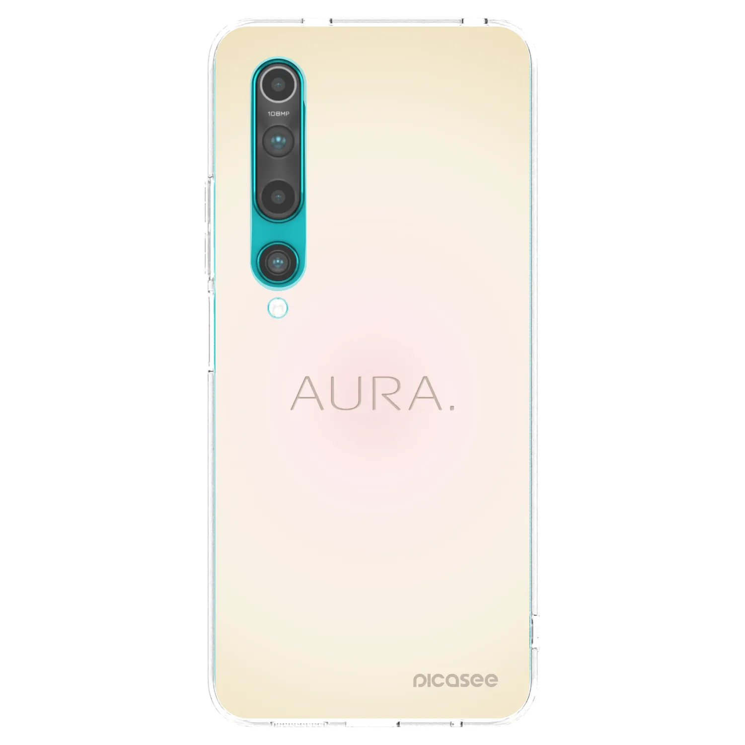 Picasee átlátszó szilikon tok az alábbi mobiltelefonokra Xiaomi Mi 10 - Aura