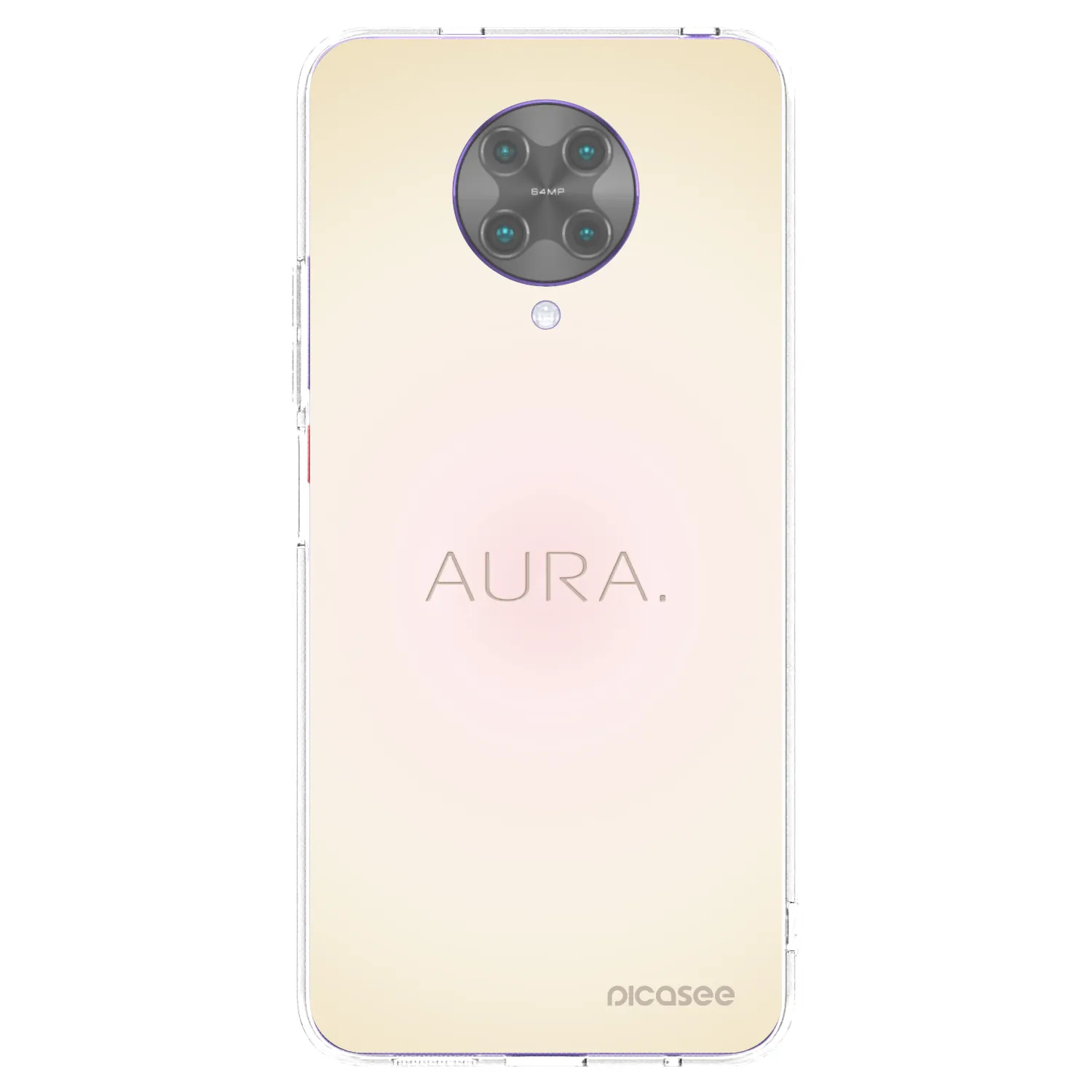 Picasee átlátszó szilikon tok az alábbi mobiltelefonokra Xiaomi Poco F2 Pro - Aura