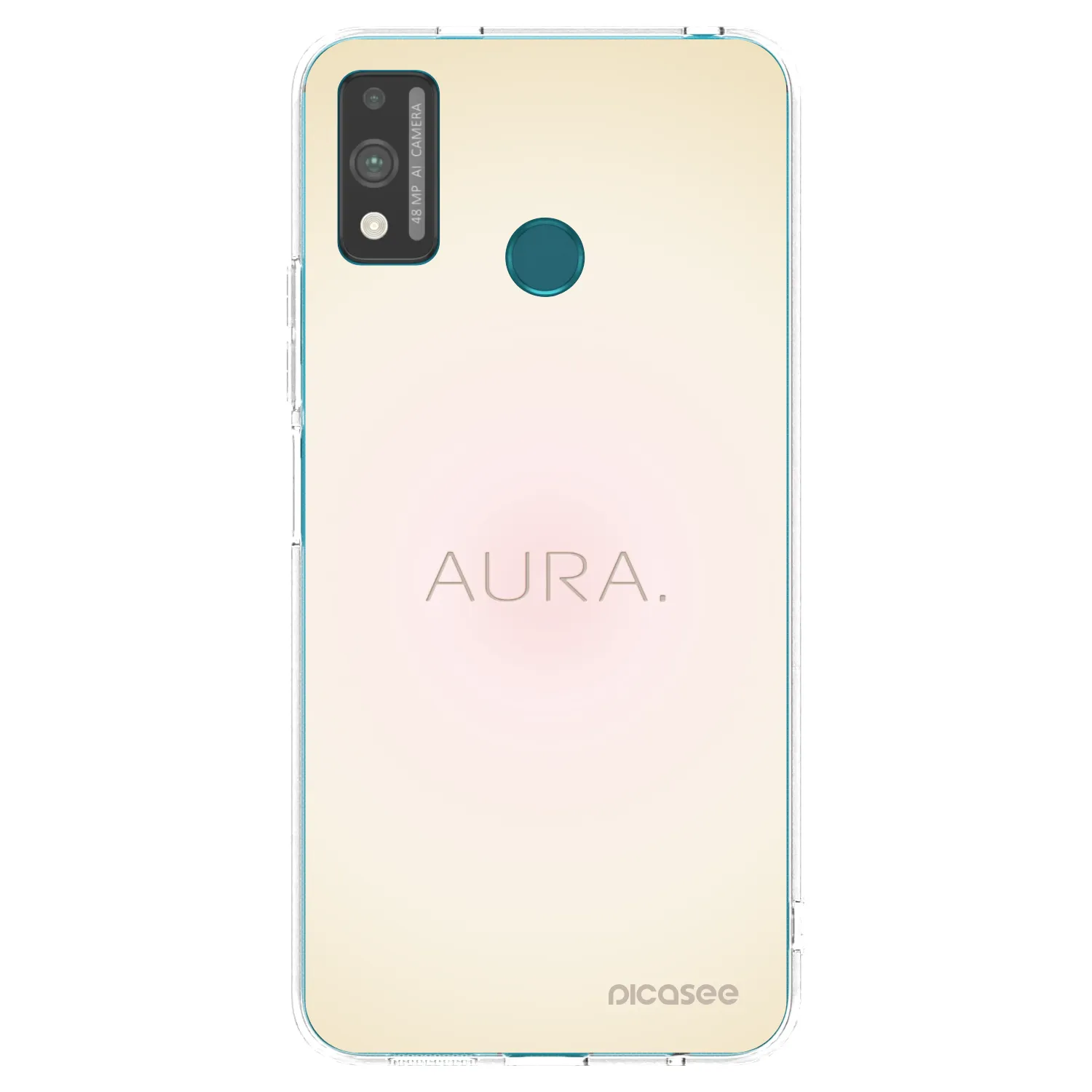 Picasee átlátszó szilikon tok az alábbi mobiltelefonokra Honor 9X Lite - Aura