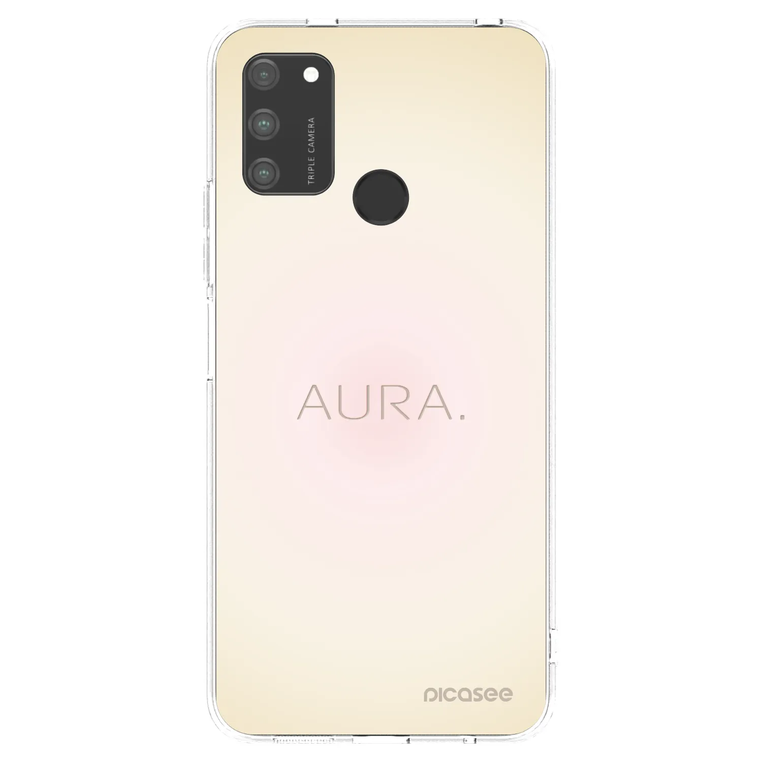 Picasee átlátszó szilikon tok az alábbi mobiltelefonokra Honor 9A - Aura