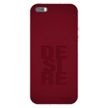 Picasee átlátszó szilikon tok az alábbi mobiltelefonokra Apple iPhone 5/5S/SE - Desire