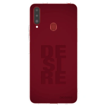 Picasee átlátszó szilikon tok az alábbi mobiltelefonokra Samsung Galaxy A20s - Desire