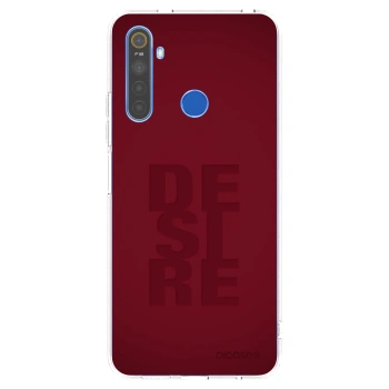 Picasee átlátszó szilikon tok az alábbi mobiltelefonokra Realme 5 - Desire