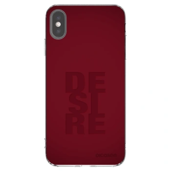 Picasee átlátszó szilikon tok az alábbi mobiltelefonokra Apple iPhone XS Max - Desire