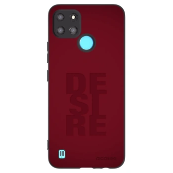 Picasee fekete szilikon tok az alábbi mobiltelefonokra Realme C21Y - Desire