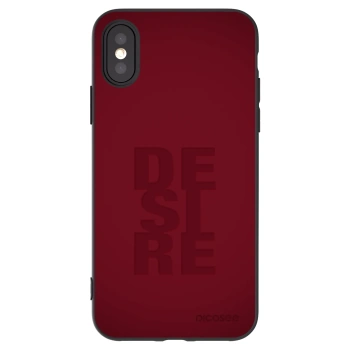 Picasee fekete szilikon tok az alábbi mobiltelefonokra Apple iPhone X/XS - Desire