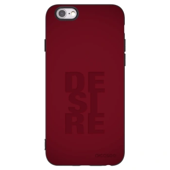 Picasee fekete szilikon tok az alábbi mobiltelefonokra Apple iPhone 6/6S - Desire