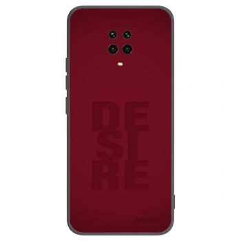 Picasee fekete szilikon tok az alábbi mobiltelefonokra Xiaomi Redmi Note 9 Pro - Desire
