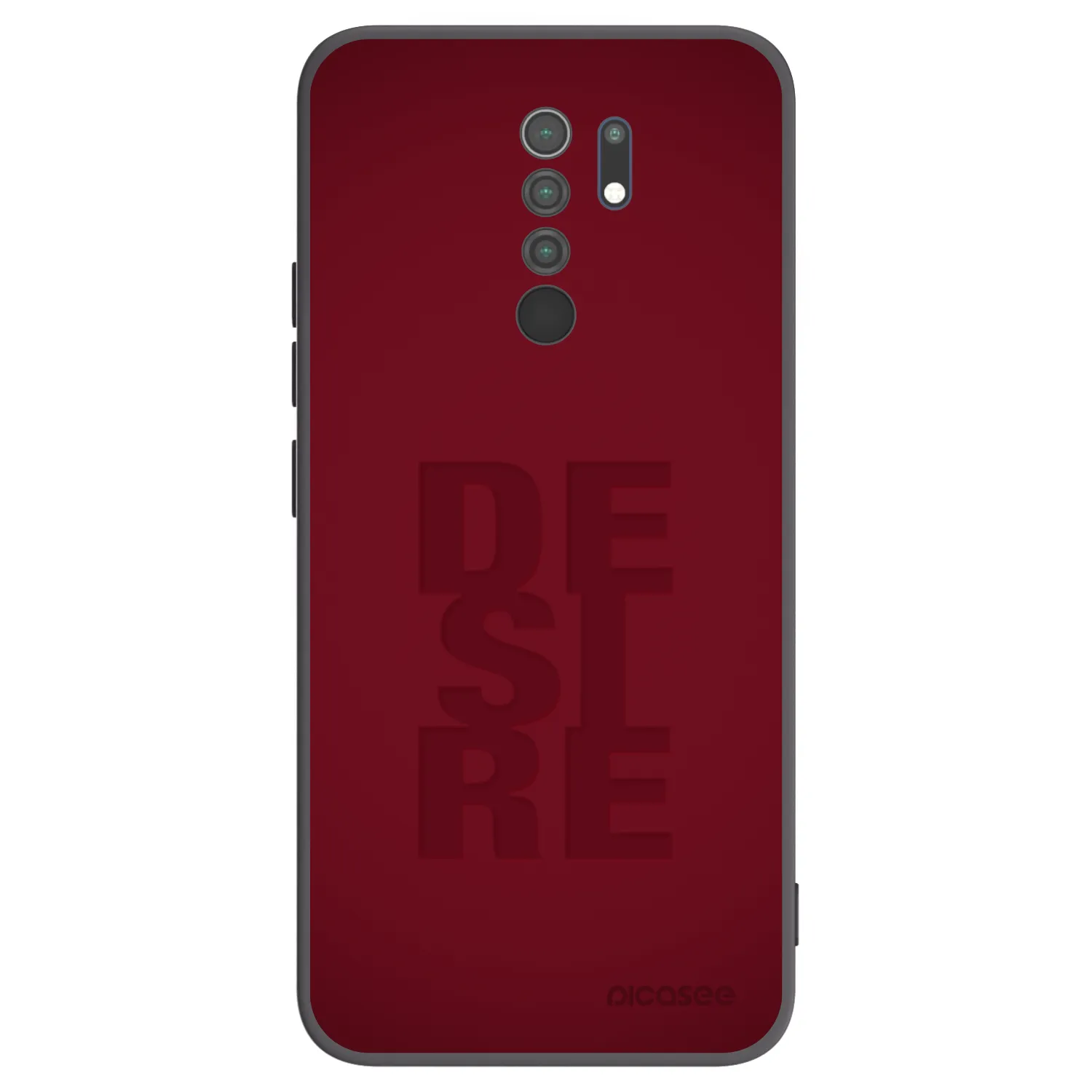 Picasee fekete szilikon tok az alábbi mobiltelefonokra Xiaomi Redmi 9 - Desire