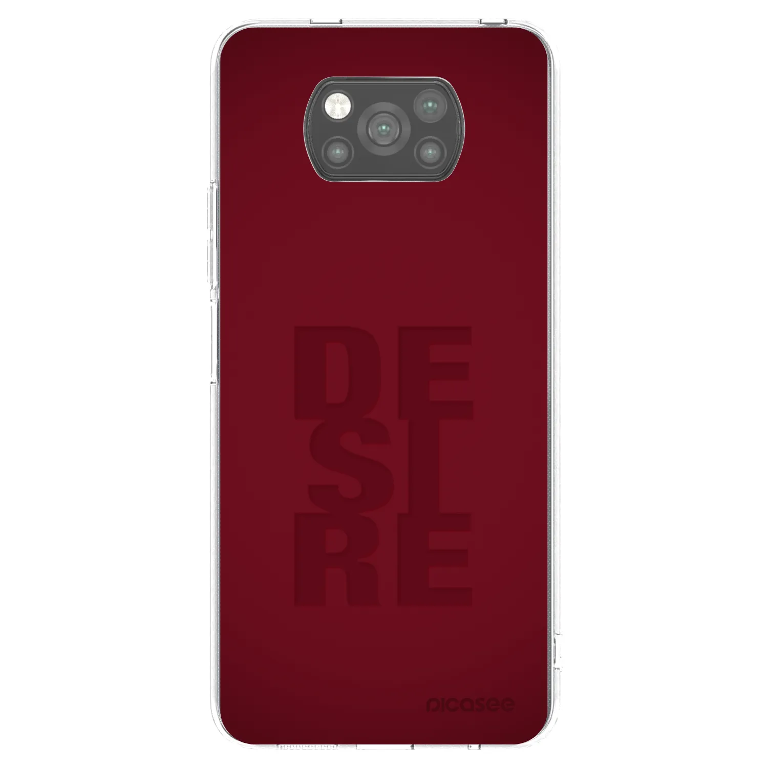 Picasee fekete szilikon tok az alábbi mobiltelefonokra Xiaomi Poco X3 - Desire
