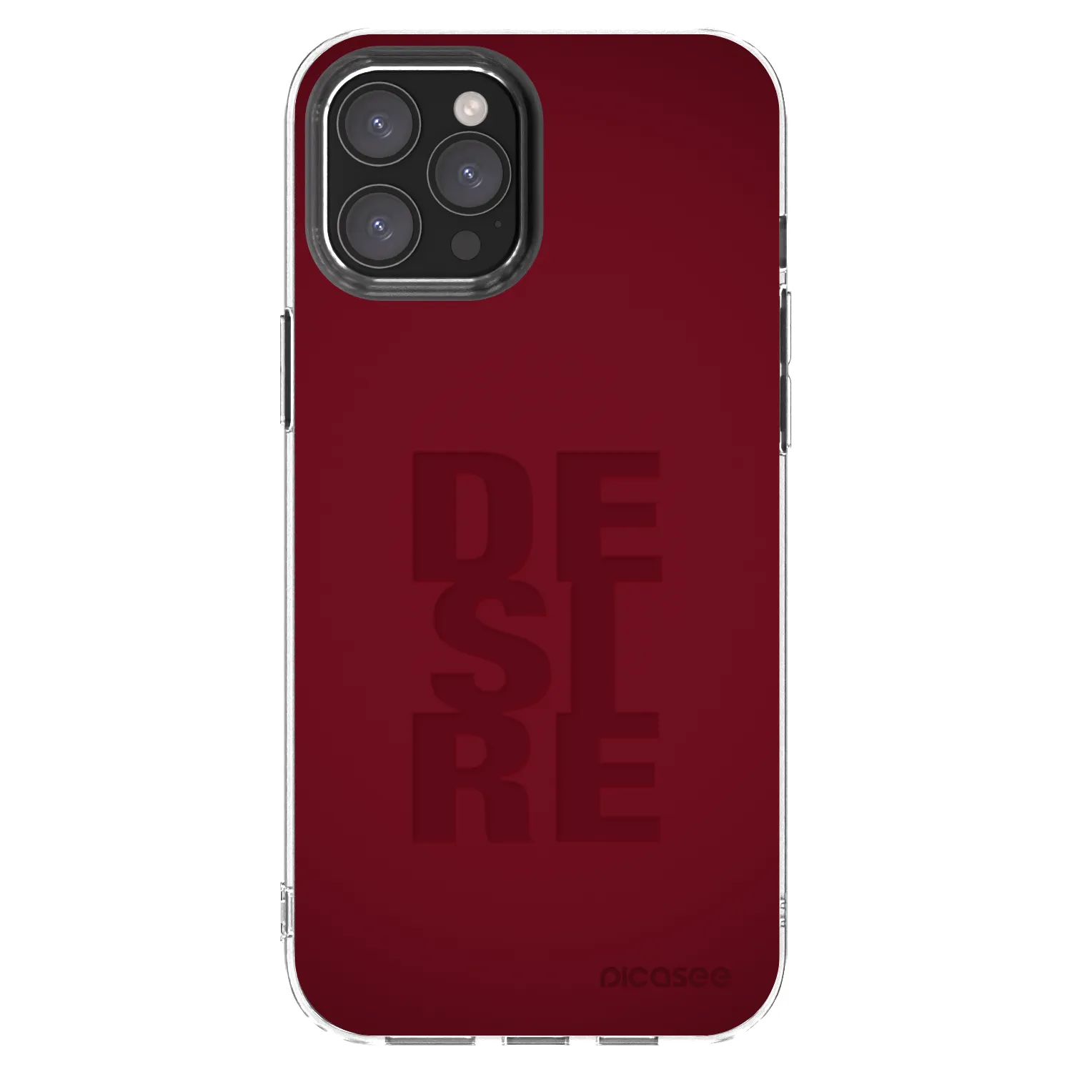 Picasee átlátszó szilikon tok az alábbi mobiltelefonokra Apple iPhone 12 Pro Max - Desire