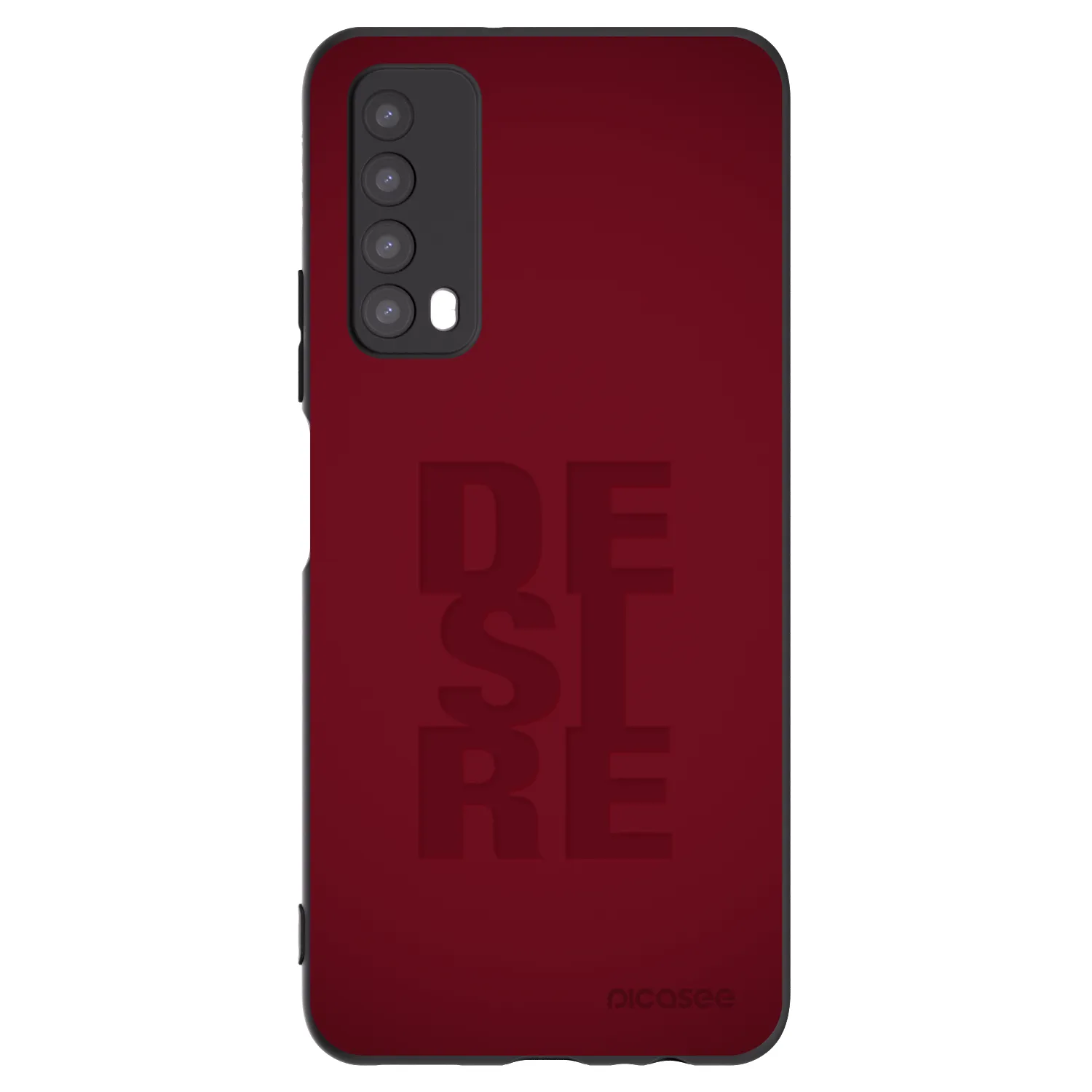 Picasee fekete szilikon tok az alábbi mobiltelefonokra Huawei P Smart 2021 - Desire
