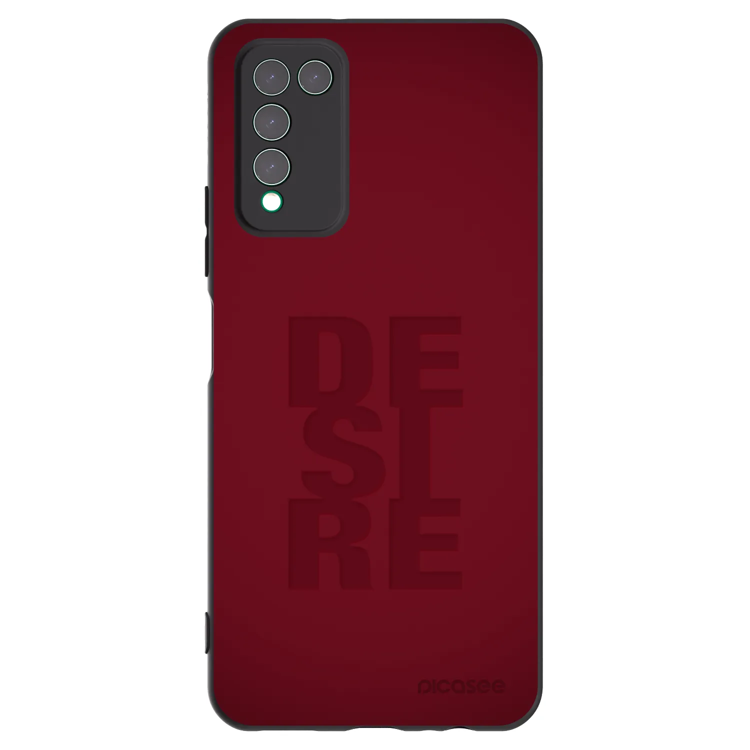 Picasee fekete szilikon tok az alábbi mobiltelefonokra Honor 10X Lite - Desire