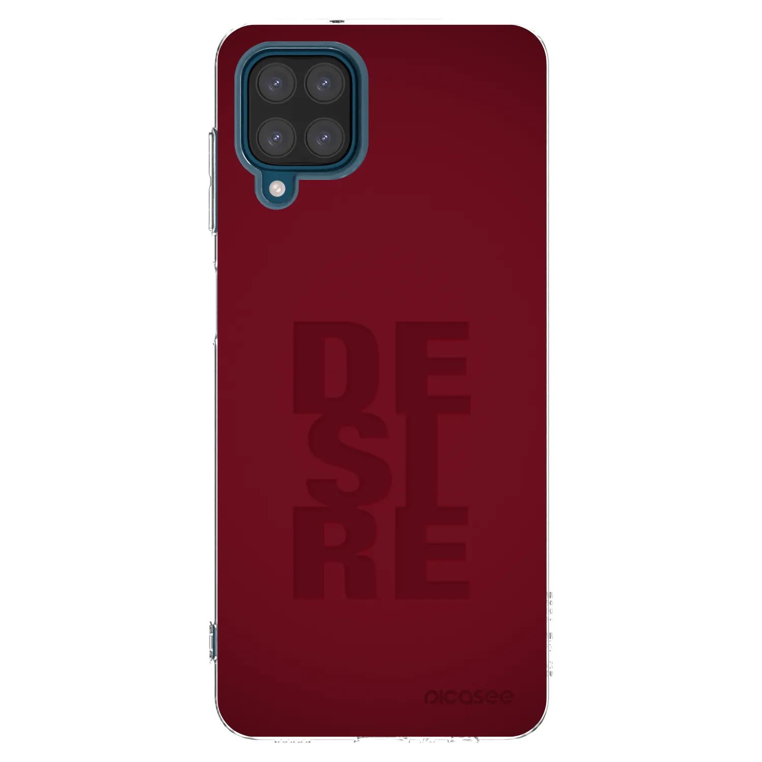 Picasee átlátszó szilikon tok az alábbi mobiltelefonokra Samsung Galaxy A12 A125F - Desire