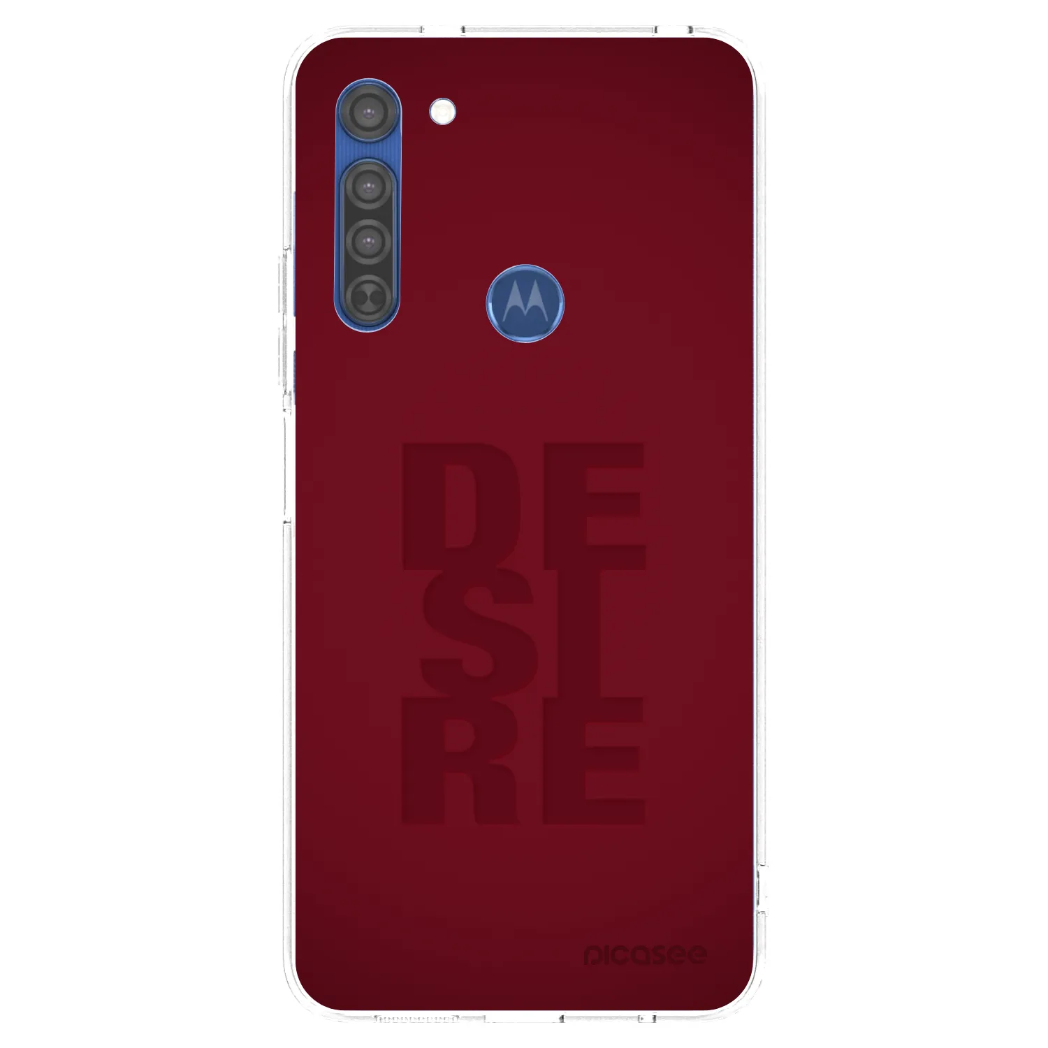 Picasee átlátszó szilikon tok az alábbi mobiltelefonokra Motorola Moto G8 - Desire