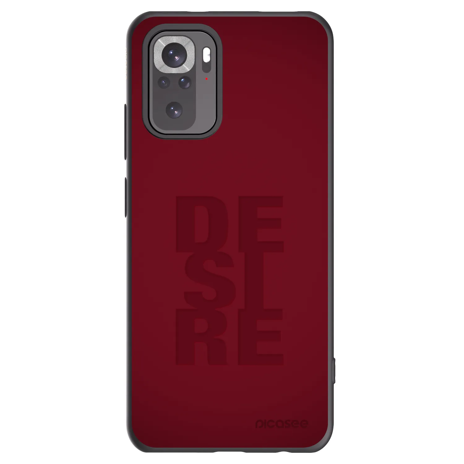 Picasee fekete szilikon tok az alábbi mobiltelefonokra Xiaomi Redmi Note 10 - Desire