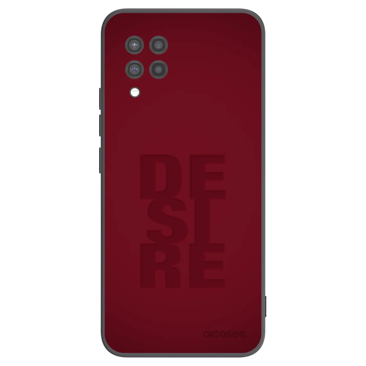 Picasee fekete szilikon tok az alábbi mobiltelefonokra Samsung Galaxy A42 A426B - Desire