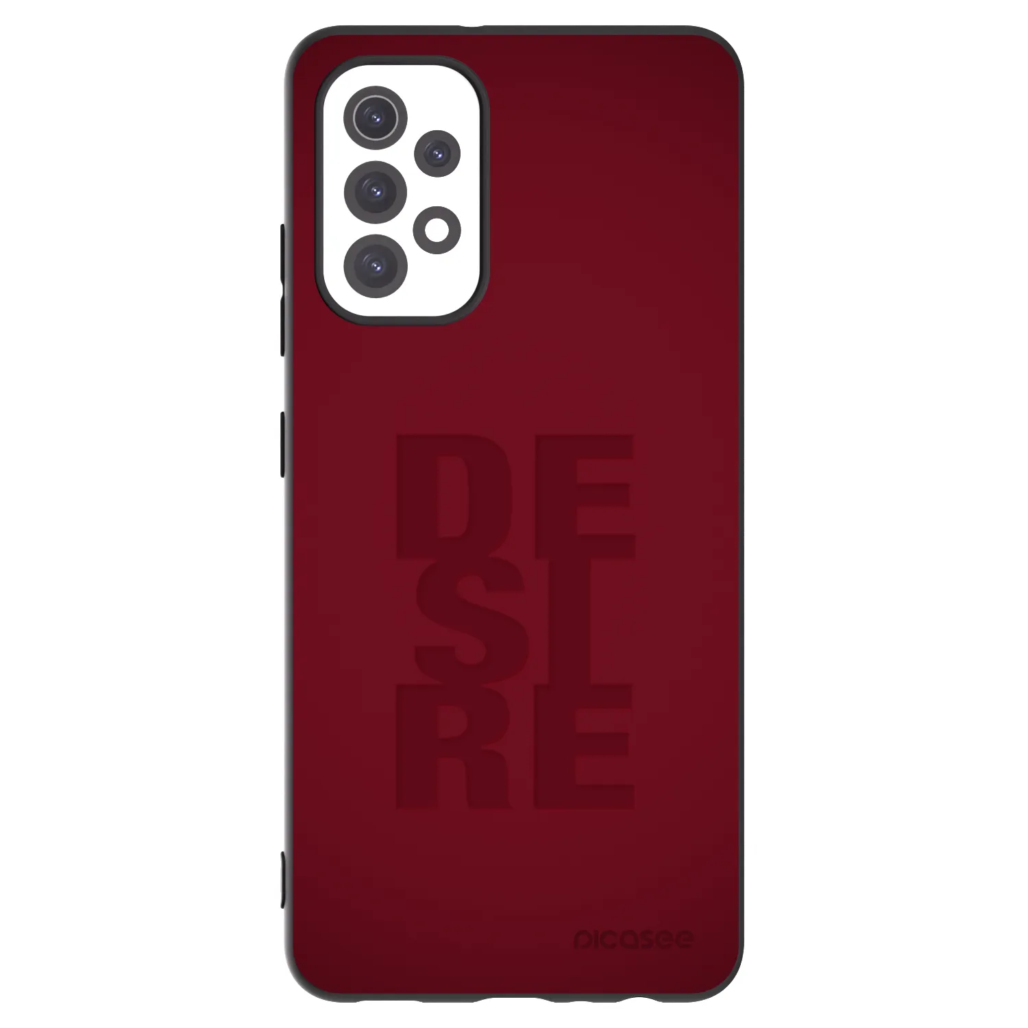 Picasee fekete szilikon tok az alábbi mobiltelefonokra Samsung Galaxy A32 5G A326B - Desire