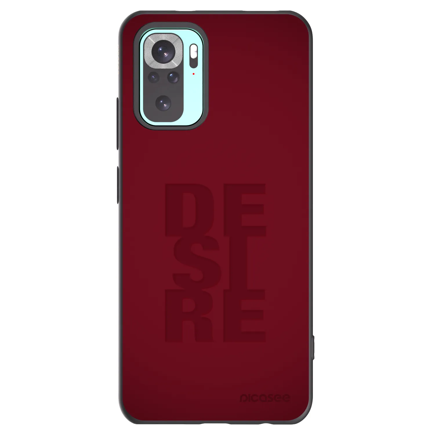 Picasee fekete szilikon tok az alábbi mobiltelefonokra Xiaomi Redmi Note 10 Pro - Desire