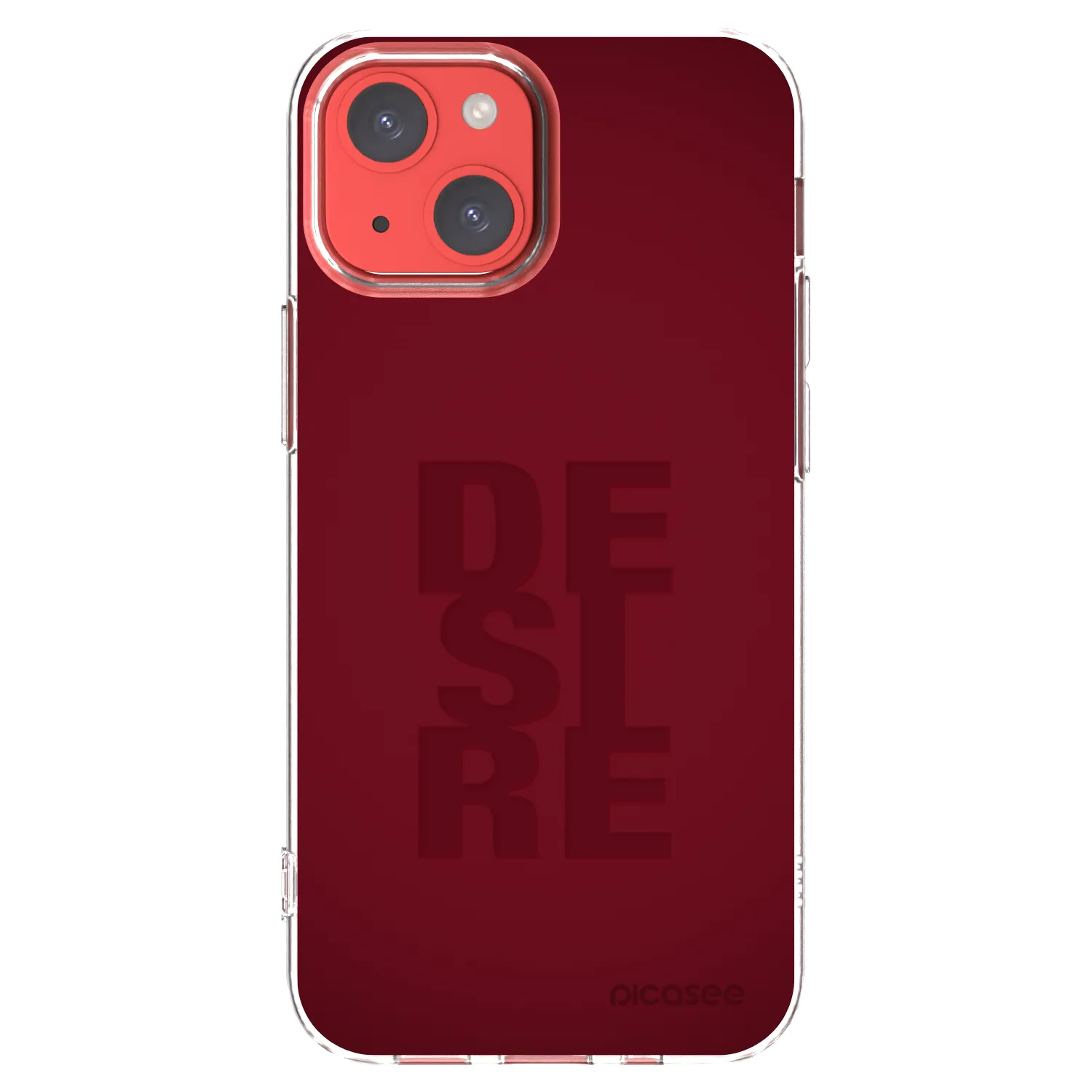 Picasee átlátszó szilikon tok az alábbi mobiltelefonokra Apple iPhone 13 mini - Desire