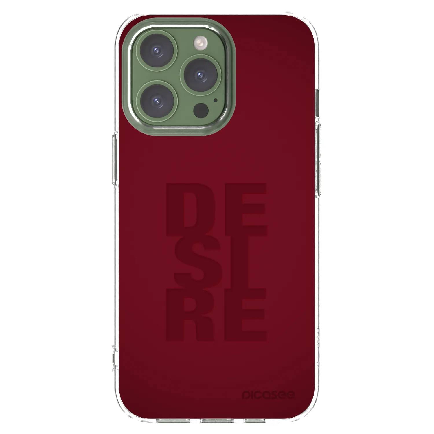 Picasee átlátszó szilikon tok az alábbi mobiltelefonokra Apple iPhone 13 Pro - Desire
