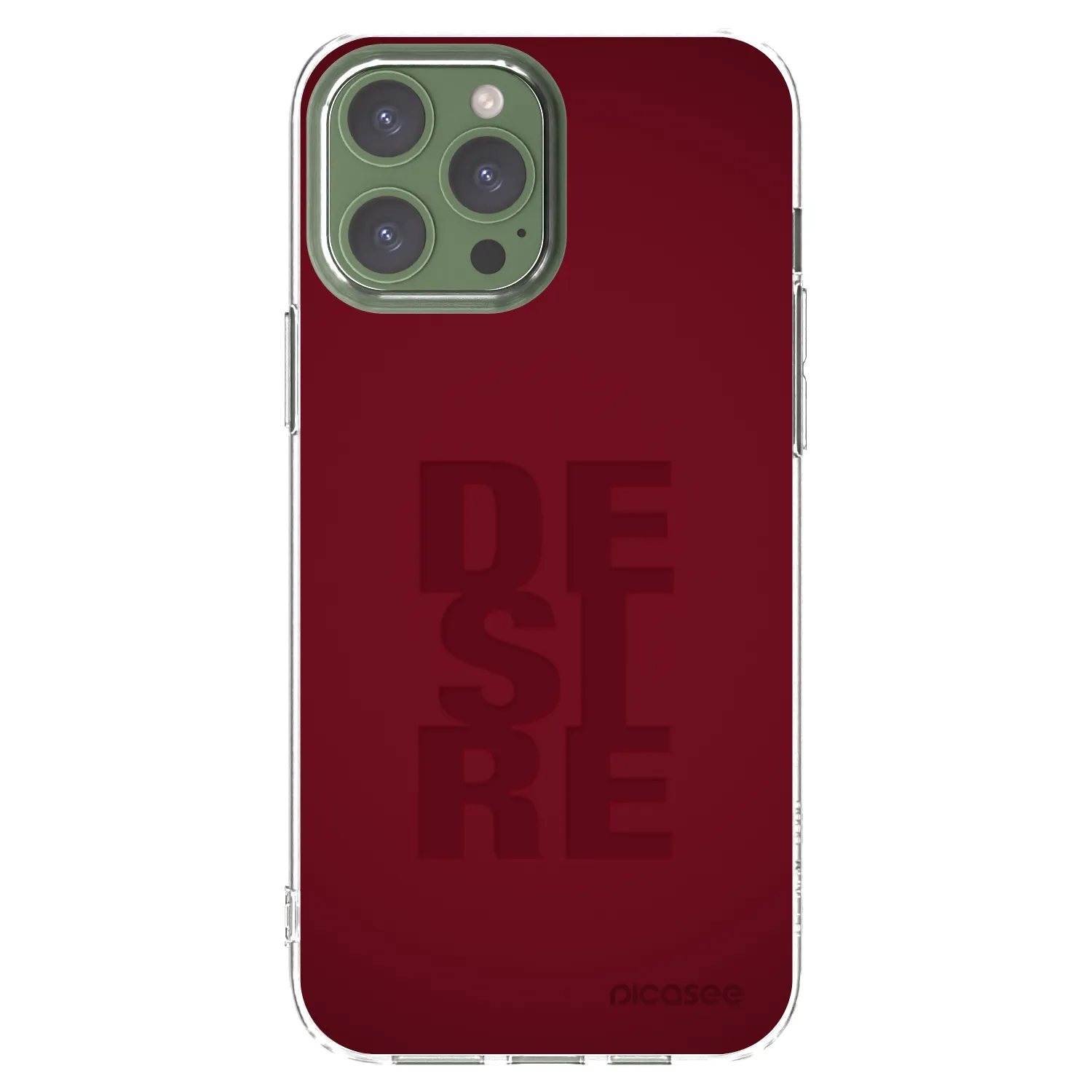 Picasee átlátszó szilikon tok az alábbi mobiltelefonokra Apple iPhone 13 Pro Max - Desire