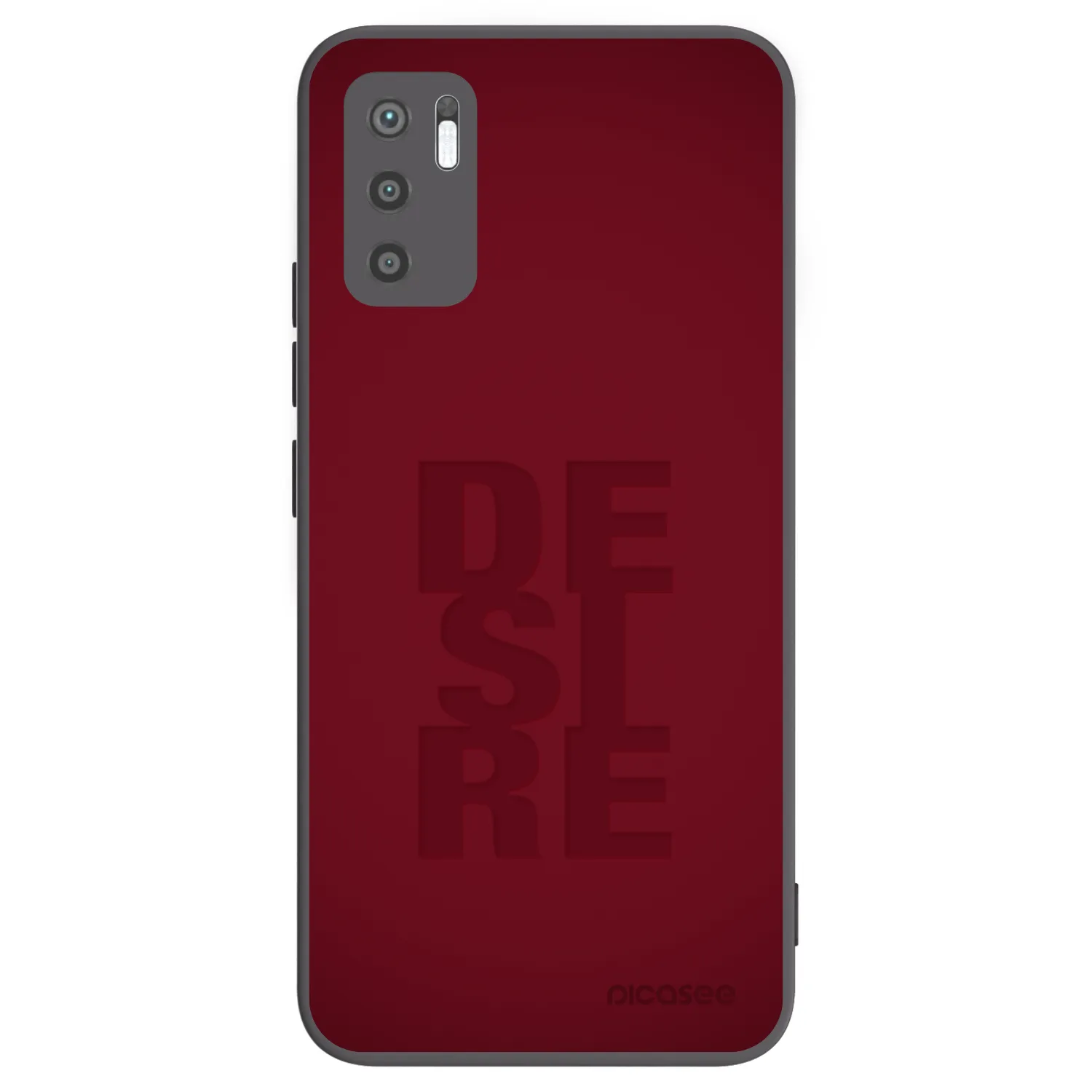 Picasee fekete szilikon tok az alábbi mobiltelefonokra Xiaomi Redmi Note 10 5G - Desire