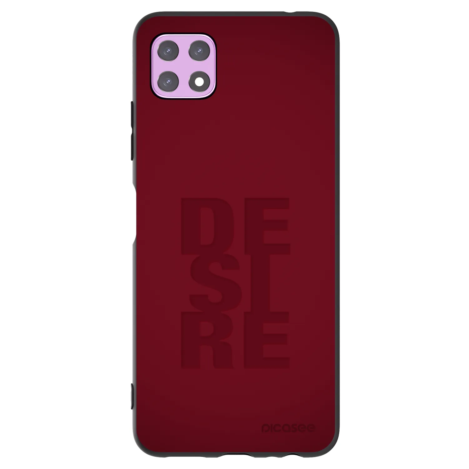 Picasee fekete szilikon tok az alábbi mobiltelefonokra Samsung Galaxy A22 A226B 5G - Desire