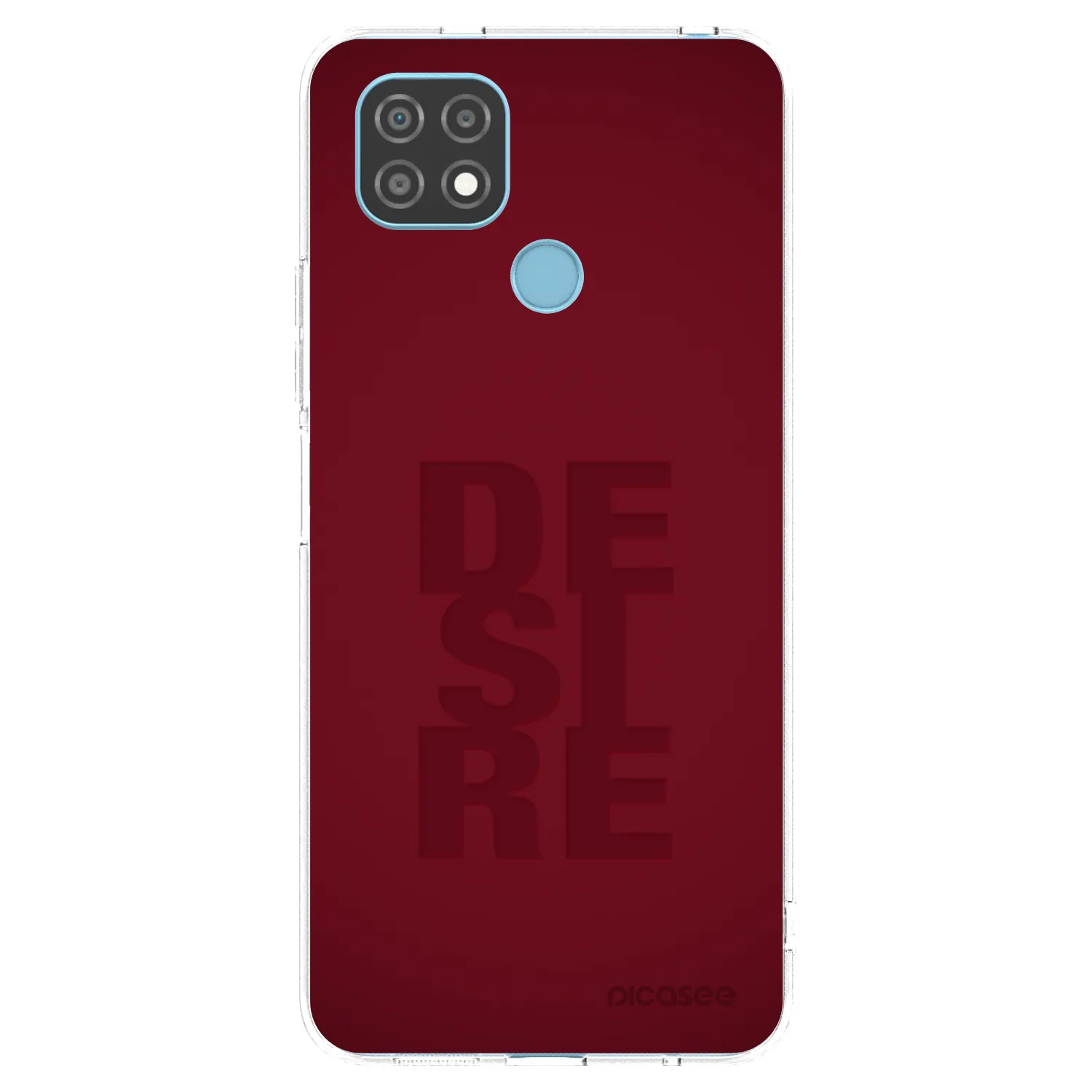 Picasee átlátszó szilikon tok az alábbi mobiltelefonokra Realme C21 - Desire