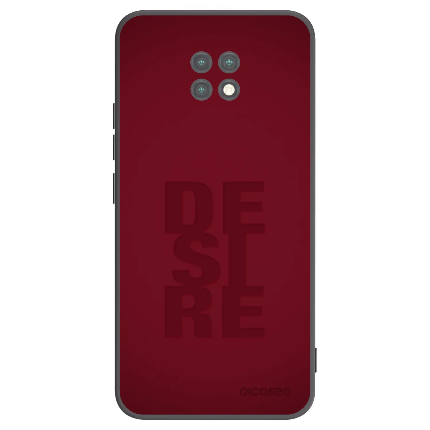 Picasee fekete szilikon tok az alábbi mobiltelefonokra Xiaomi Redmi Note 9T - Desire